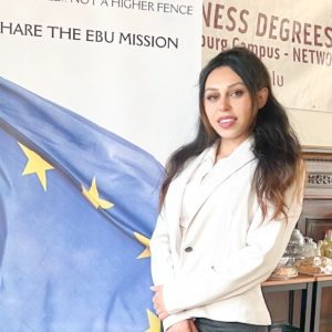 Kubra Erden, Instructor and director of administration at EBU.