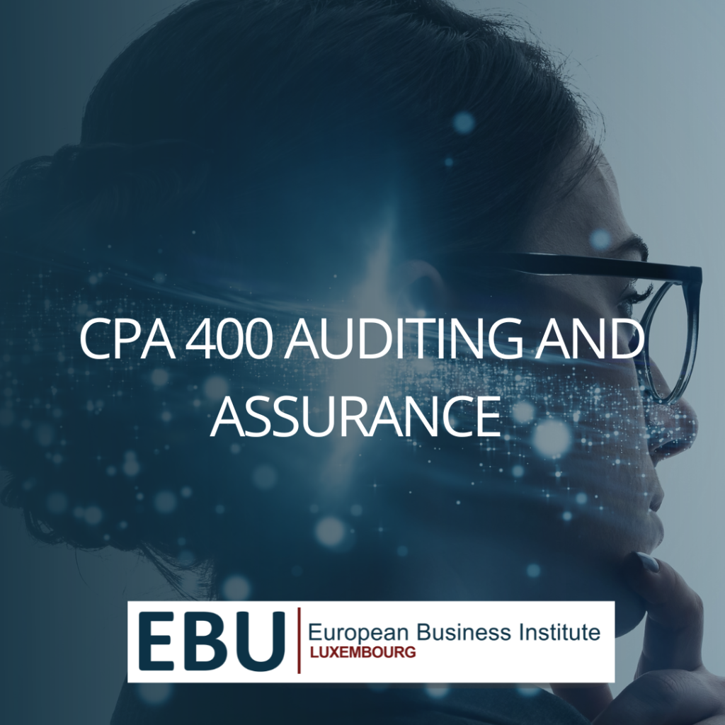CPA400 AUDITING AND ASSURANCEIMAGE