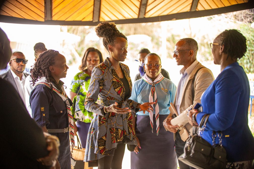 Photo from the European Business Institute of Luxembourg and Kenya Girl Guides Association MOU Signing.
