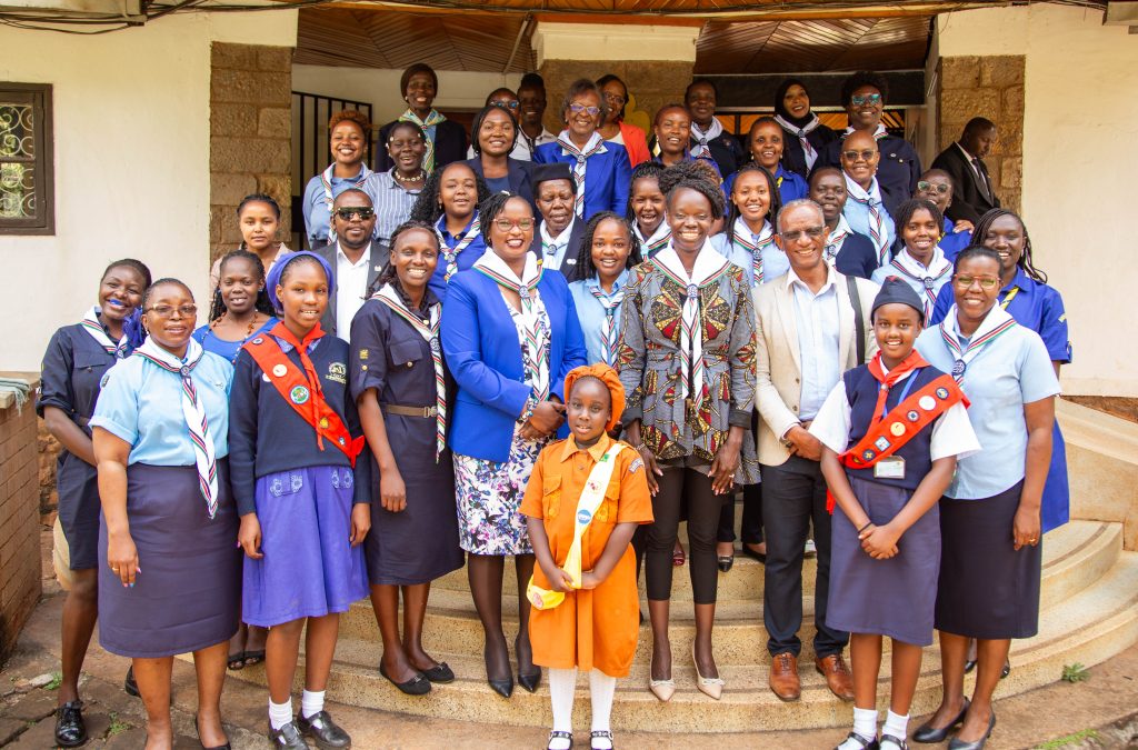 Photo from the European Business Institute of Luxembourg and Kenya Girl Guides Association MOU Signing.